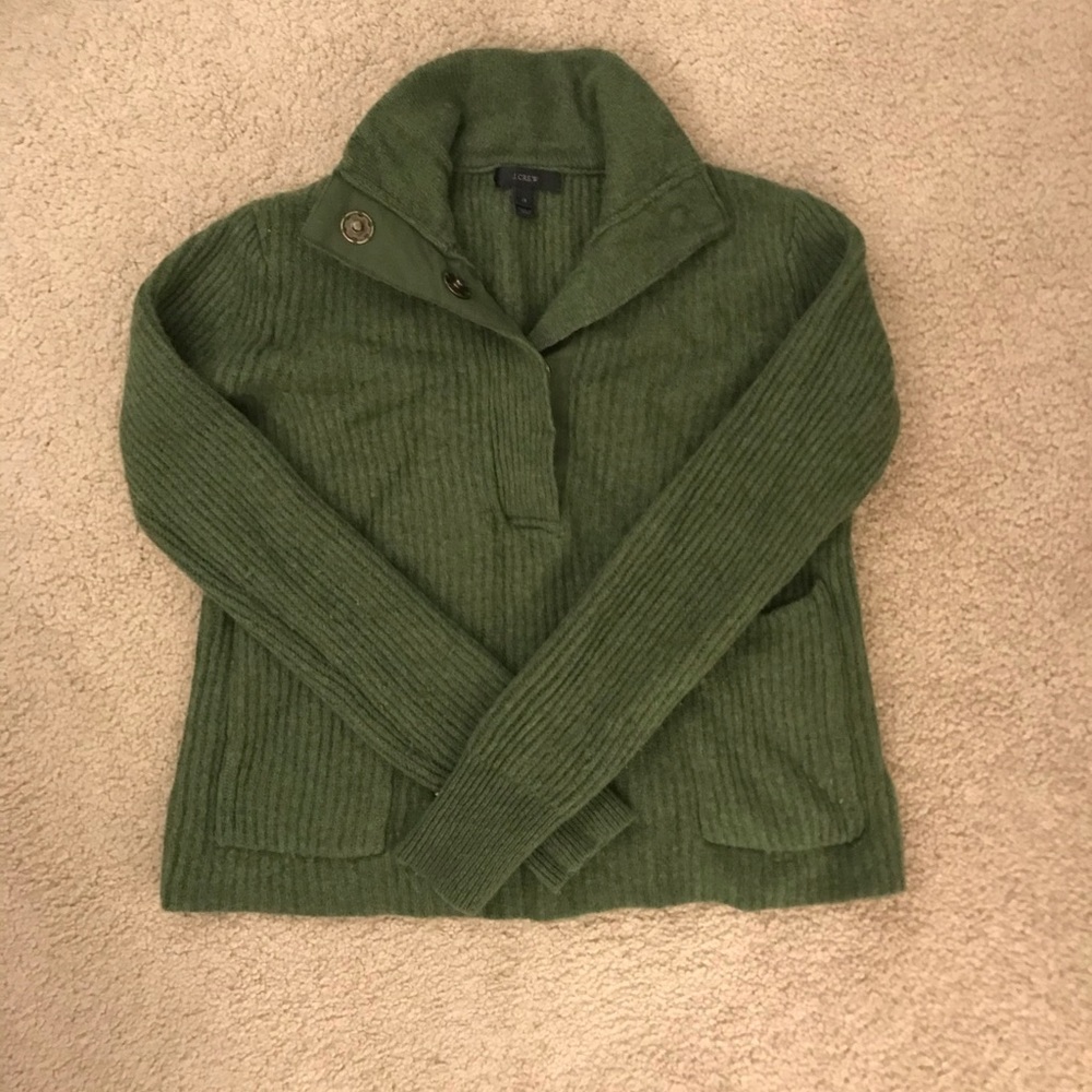 Jcrew button up sweater